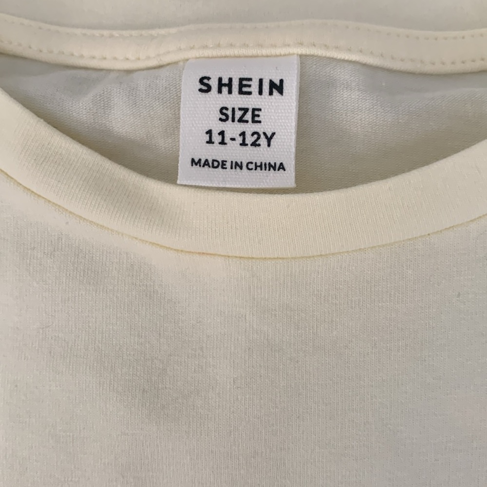 SHEIN girls size 11-12Y t-shirt nwot - Picture 3 of 3